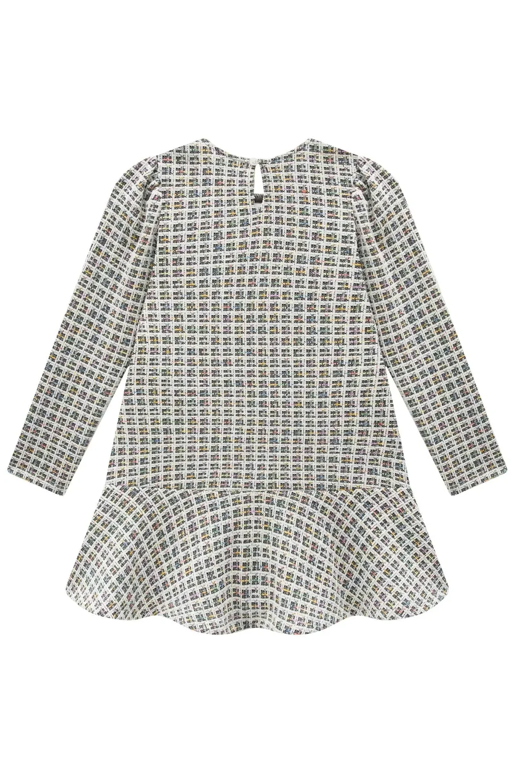 VESTIDO EM MALHA JACQUARD KIM Pequenalau
