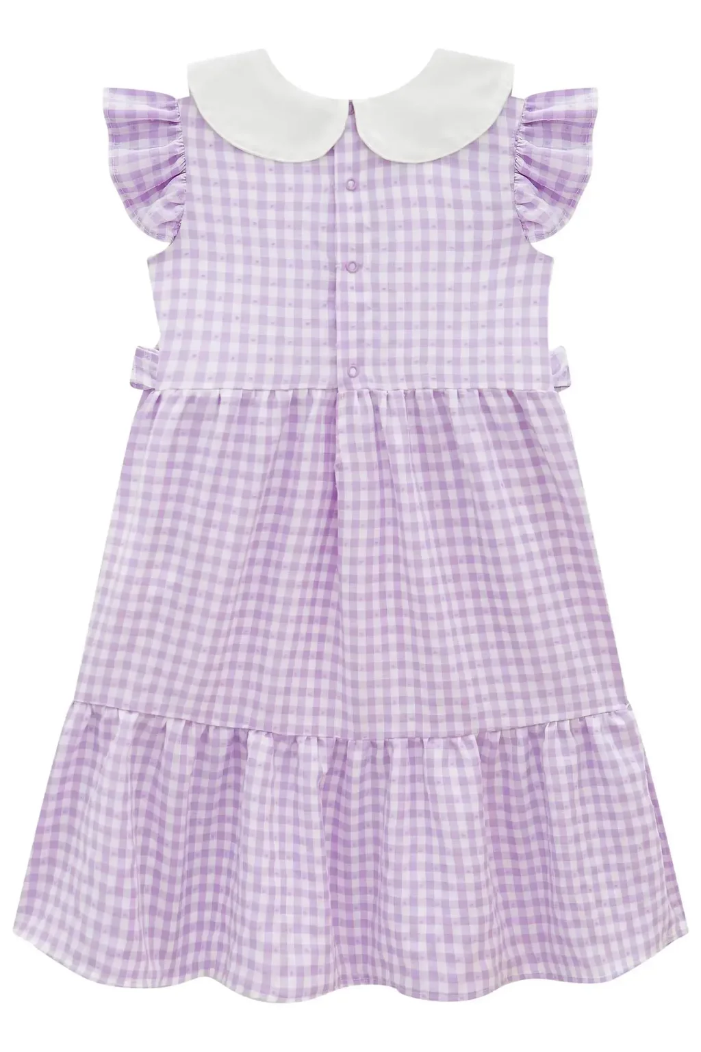 Vestido em Tricoline Vichy 99148 Infanti Pequenalau