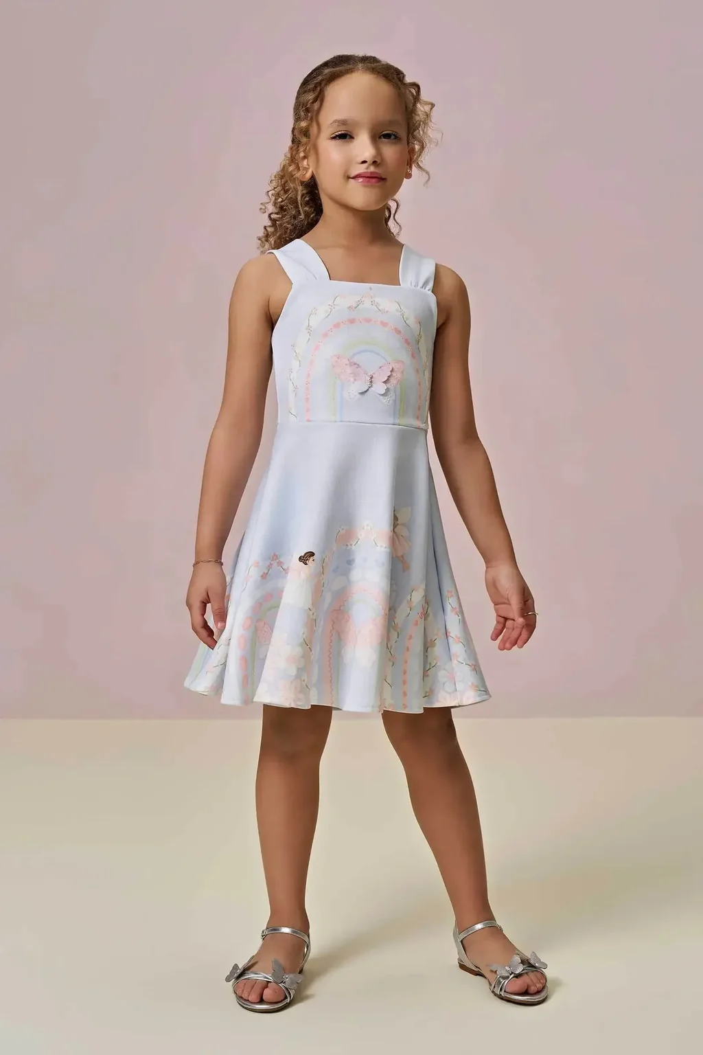 Vestido em Fly Tech 95861 Infanti Infantil Menina