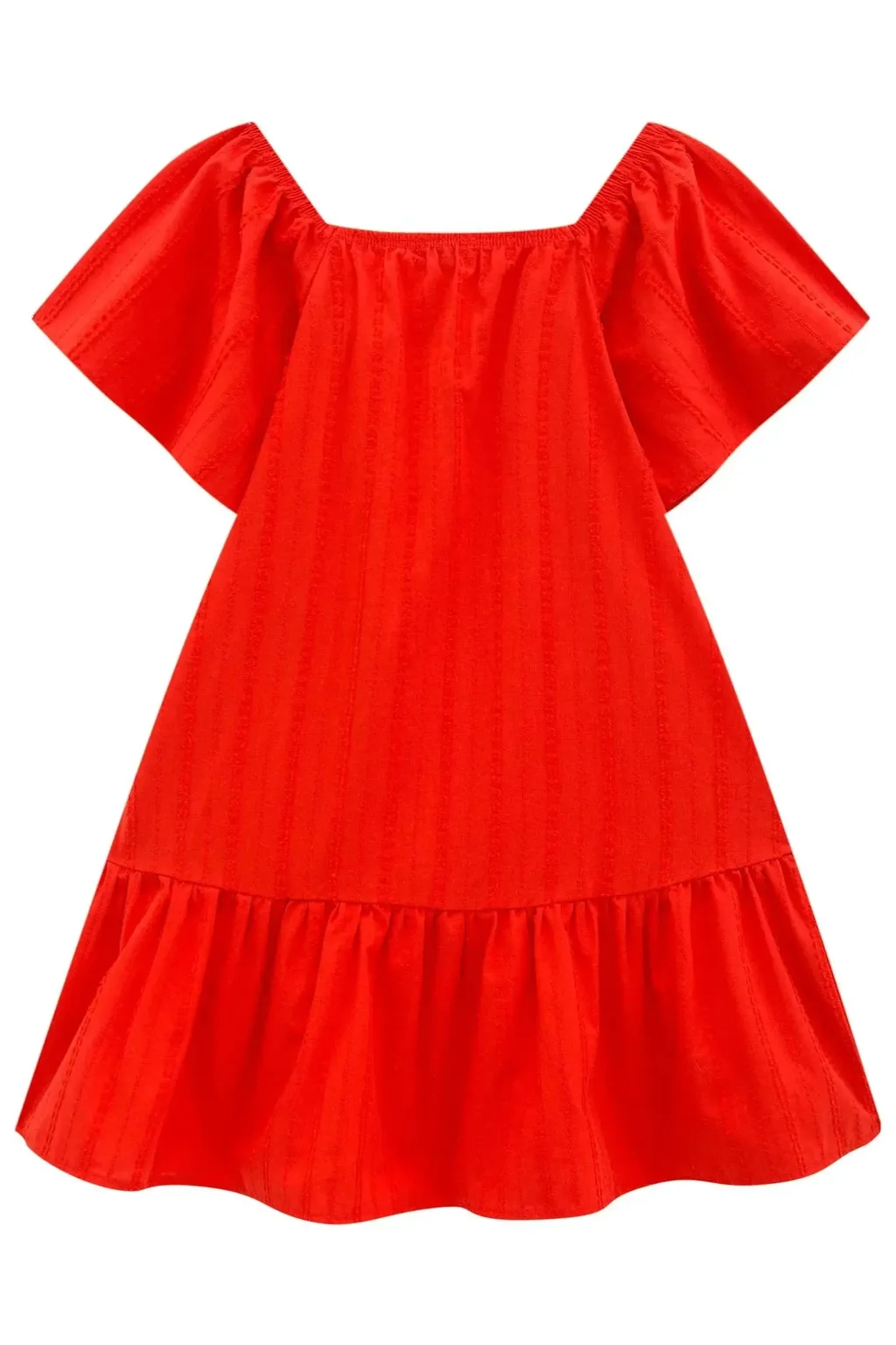 Vestido em Tricoline Texturizado 95745 Infanti Infantil Menina Pequenalau