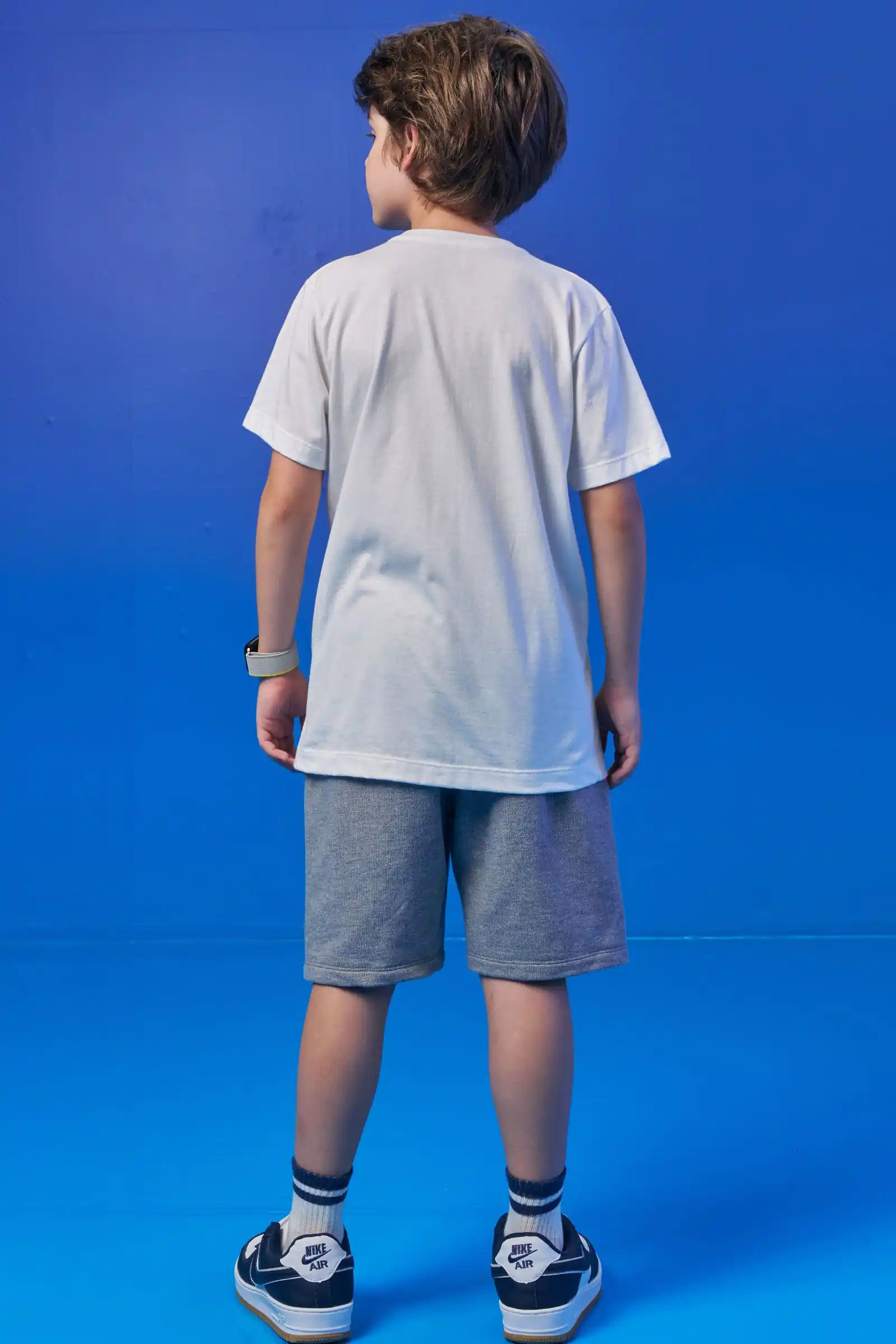 CAMISETA SONIC EM MEIA MALHA OFF WHITE Pequenalau