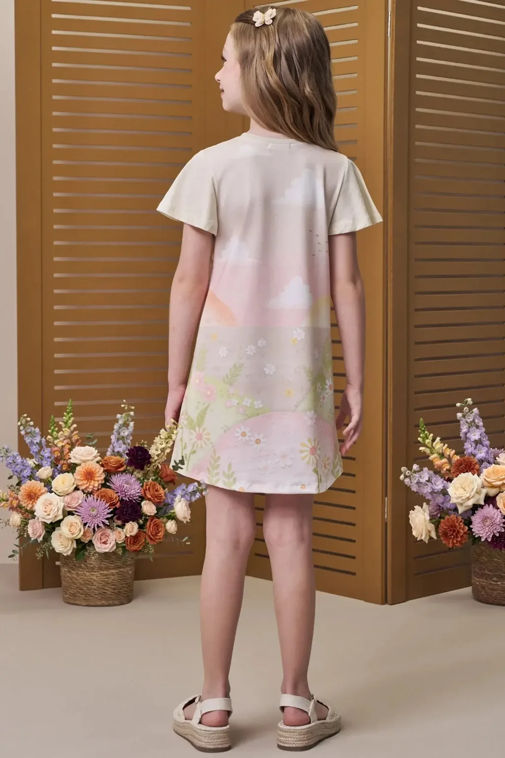 Vestido Menininha em Malha Power 99146 Infant Pequenalau