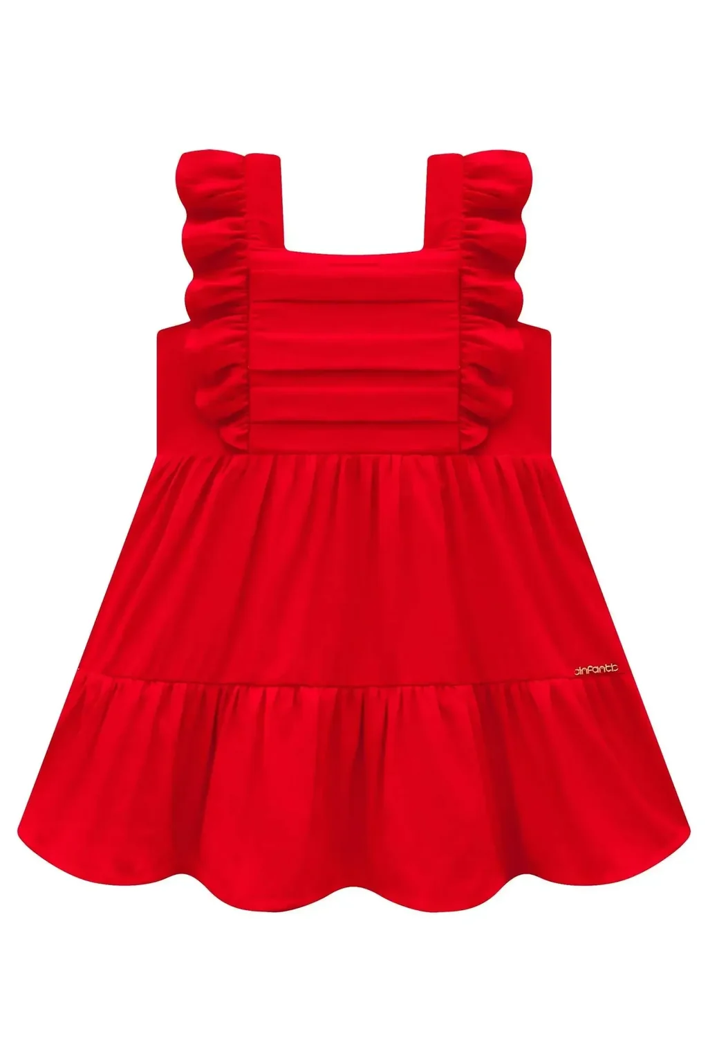 Vestido em Blend de Viscose 96604 Infanti Pequenalau