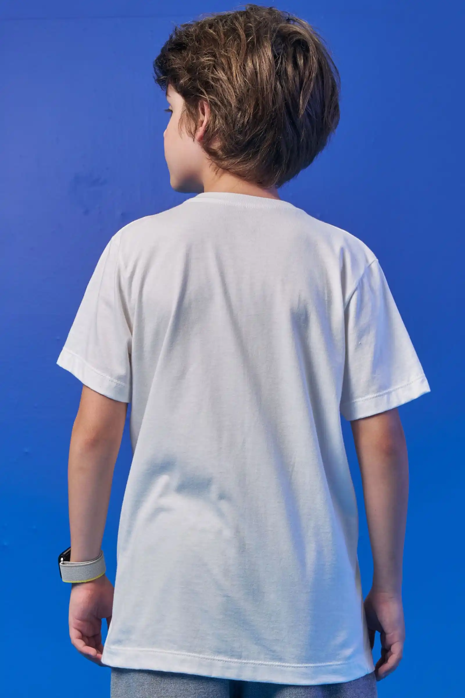 CAMISETA SONIC EM MEIA MALHA OFF WHITE Pequenalau