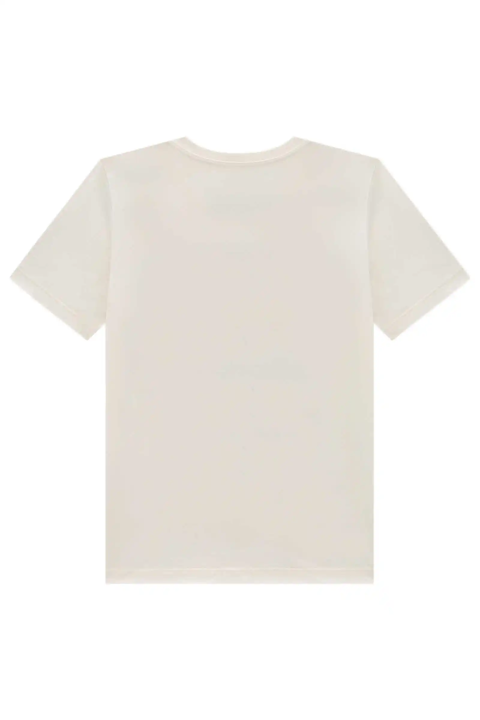 CAMISETA SONIC EM MEIA MALHA OFF WHITE Pequenalau