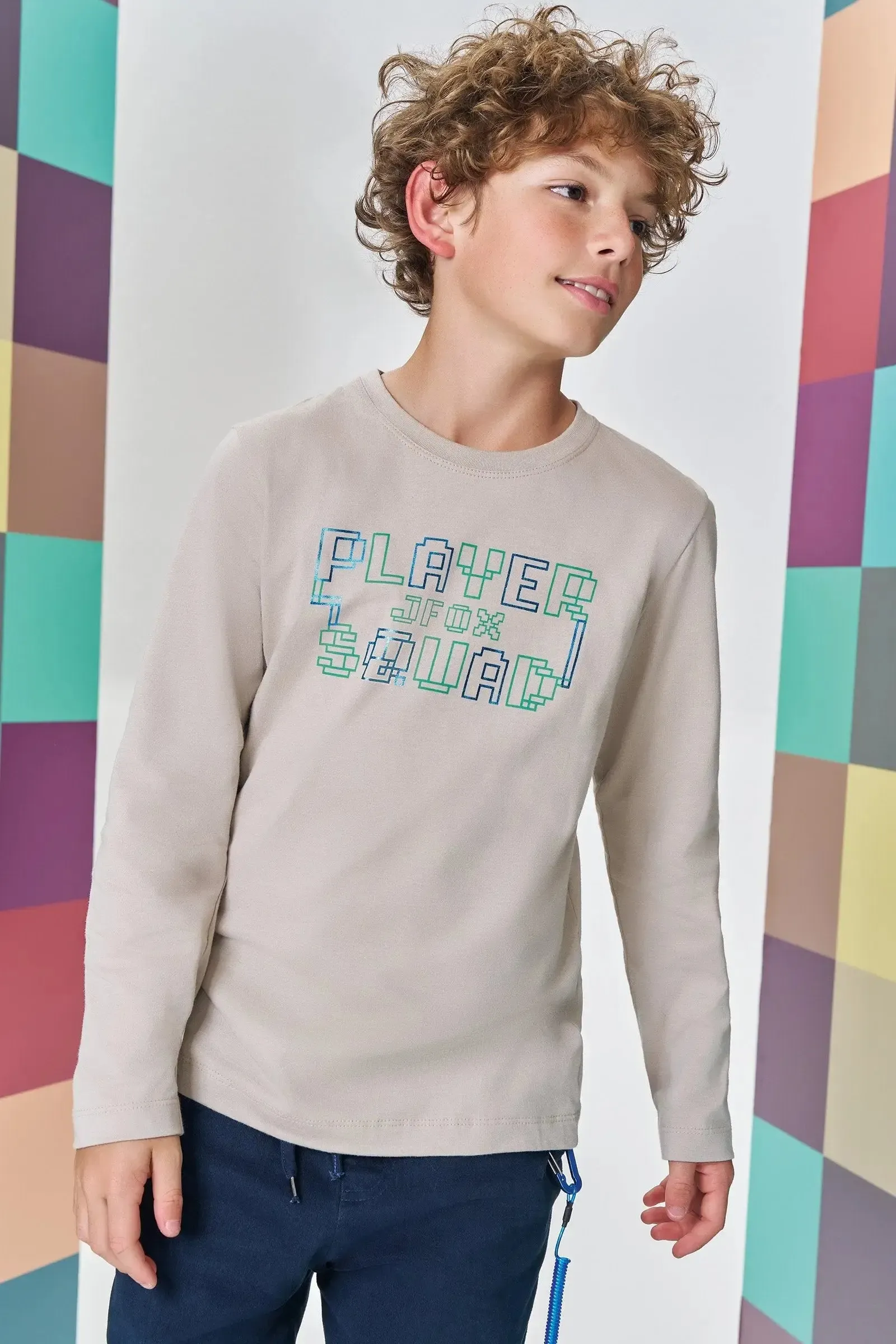 CAMISETA MANGA LONGA Pequenalau