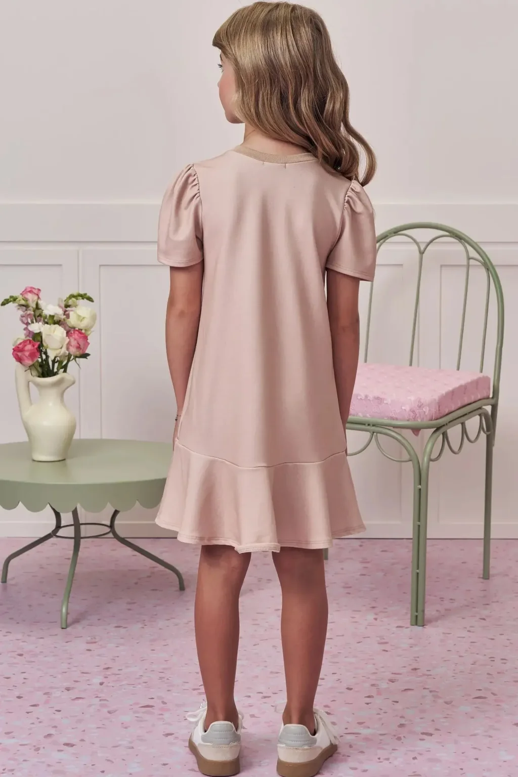 Vestido em Molecotton 98986 Infanti Pequenalau